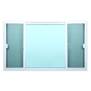 WINDOW S-F-S ONE STOP/F8 180X110CM WHITE หน้าต่างอะลูมิเนียม S-F-S มุ้ง ONE STOP F8 180x110 ซม. สีขาว หน้าต่างบานเลื่อน