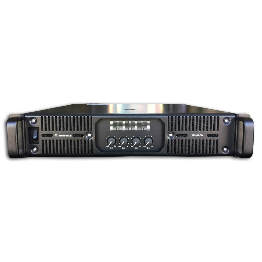 ส่งฟรี แถมเสื้อยืด MICROTECH MT 4800 4-CH POWER AMP พาวเวอร์แอมป์ แอม ...