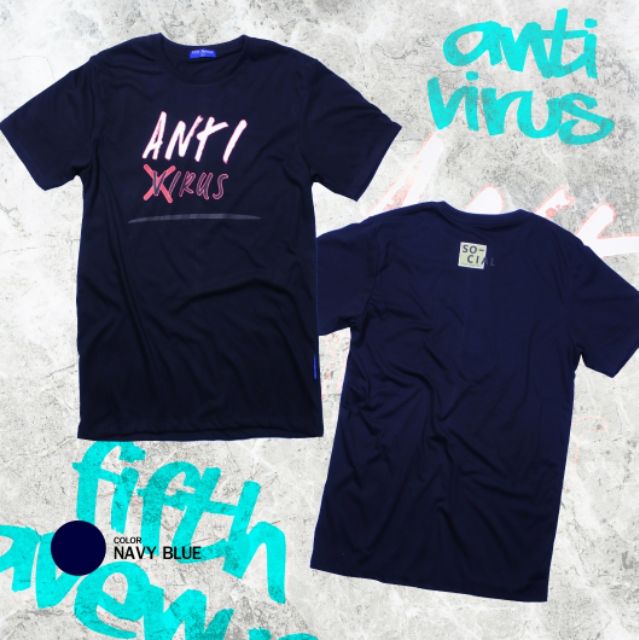 5thave-เสื้อ-anti-virus-t-shirt-แถมฟรีหน้ากากผ้า-dry-techสุดเท่