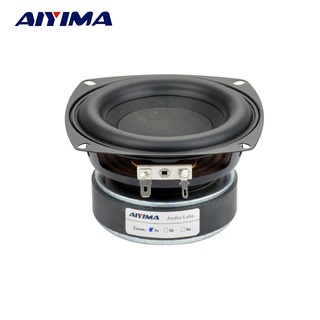 Aiyima ลําโพงซับวูฟเฟอร์ 4/8 โอห์ม 100W HIFI เสียงเบสลึก 4 นิ้ว สําหรับโฮมเธียเตอร์ 1 ชิ้น