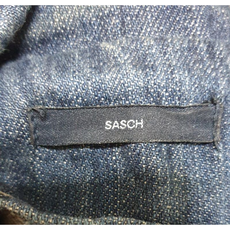 เสื้อยีนต์มือสอง-sasch-jean-แท้-size-xl-แขนยาว-สภาพยังใหม่