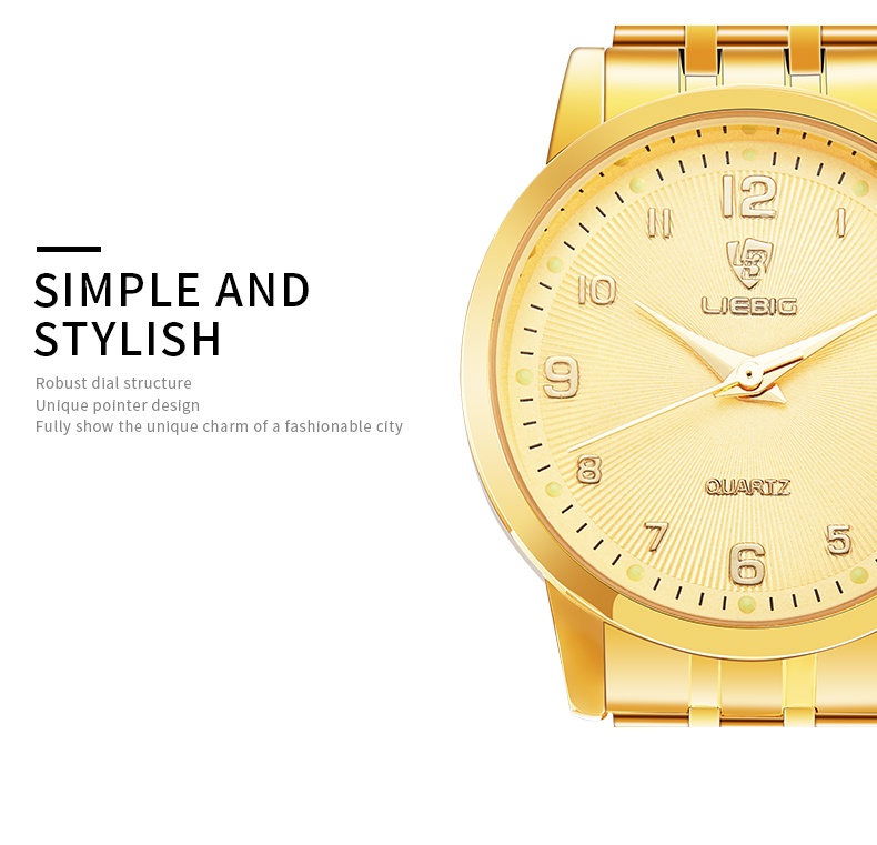 ลองดูภาพสินค้า Skmei นาฬิกาข้อมือควอตซ์ สายสแตนเลส สีทอง หรูหรา ปรับได้ แฟชั่นคู่รัก สําหรับผู้หญิง และผู้ชาย