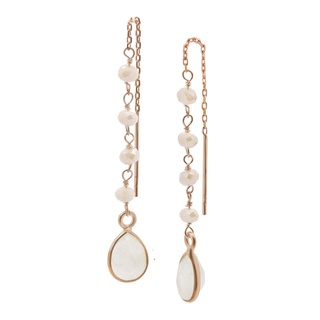 A.CEMI Moonstone Jasmine Pink Earring