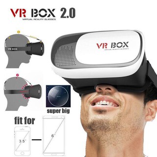 ภาพขนาดย่อของภาพหน้าปกสินค้าAlithai VR Box 2.0 VR Glasses Headset แว่น 3D สำหรับสมาร์ทโฟนทุกรุ่น (White) แถมฟรี Remote Joystick จากร้าน buybuytech บน Shopee