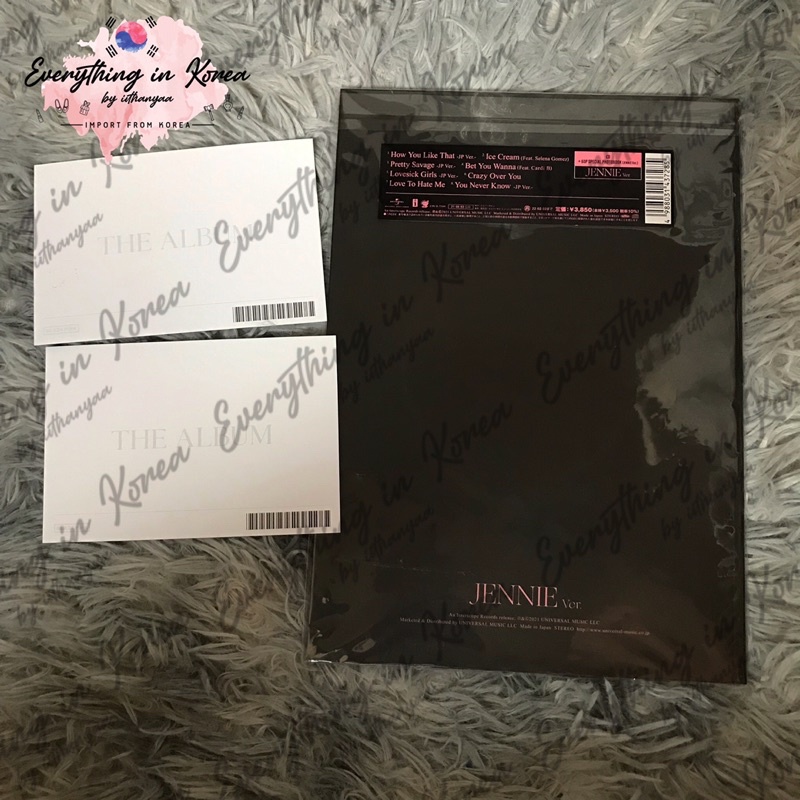 พร้อมส่ง-ของแถมครบyg-ไม่แกะซีล-blackpink-1st-full-album-the-album-jp-ver-jennie