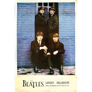 โปสเตอร์ รูปถ่าย วง ดนตรี 4เต่าทอง The Beatles (1960-70) POSTER 24"x35" Inch British Pop Rock MUSIC Photo Vintage V11