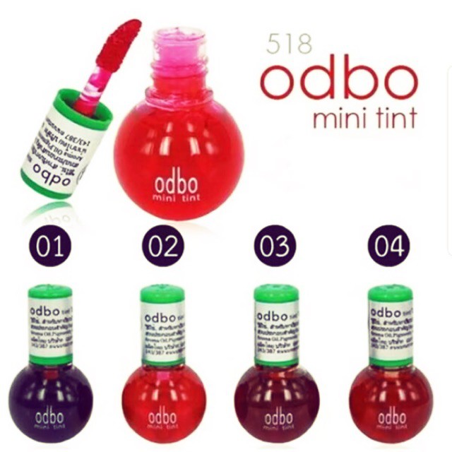 od518-odbo-tint-ทินท์สีหวานสดใส-ให้ความชุ่มชื่นและสีที่ชัดติดทนนาน-แต่งแต้มสีสันให้พวงแก้มและริมฝีปากสวยระเรื่อ