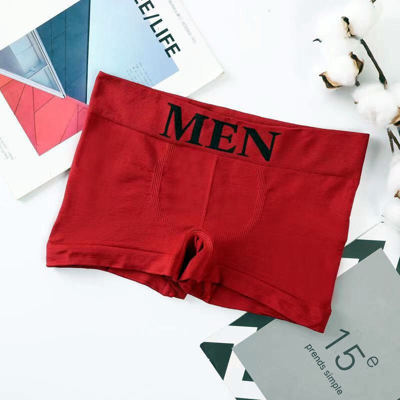 ภาพสินค้ากางเกงบ็อกเซอร์ชายแบบใหม่ผ้าดียืดหยุ่นใส่สบายฟรีไซส์พร้อมส่ง NO.MEN จากร้าน zhou123a บน Shopee ภาพที่ 3