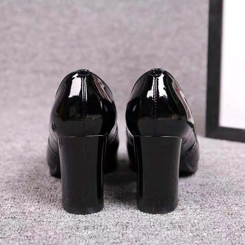 ภาพสินค้ามันคุ้มค่าที่จะซื้อ ขายส่ง ใหม่ อังกฤษ เล็ก รองเท้าหนัง แฟชั่น หญิง จากร้าน tubic2610 บน Shopee ภาพที่ 2