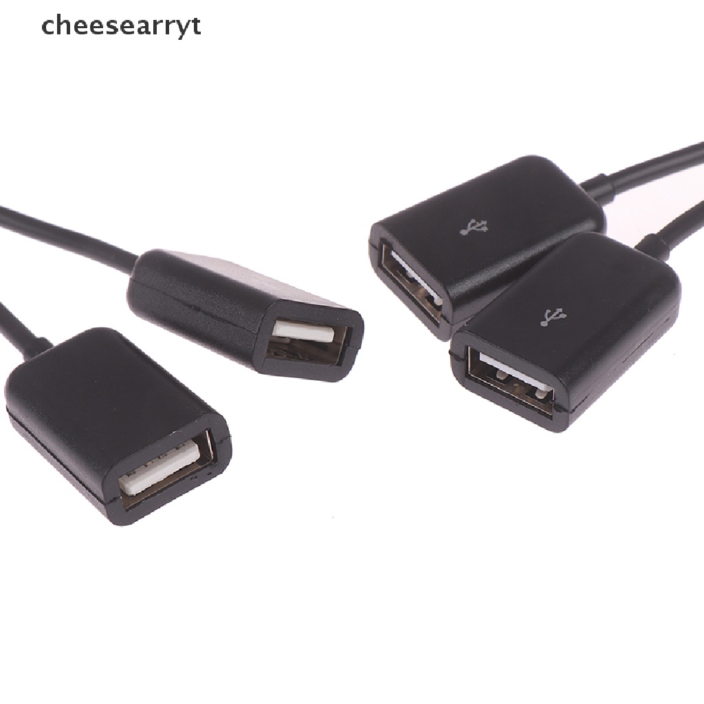 chee-อะแดปเตอร์แยกสายเคเบิ้ล-micro-usb-type-c-เป็น-2-otg-dual-female-พอร์ต-usb-hub