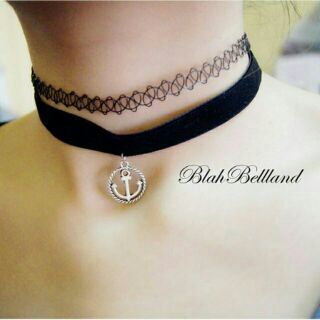 Tattoo Choker Necklace Set