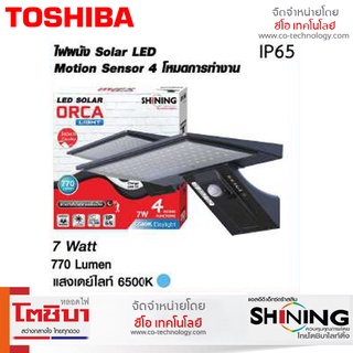 Shining โคมไฟติดผนัง LED Solar ORCA Light 7W พลังงานแสงอาทิตย์