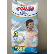 goon-premium-ผ้าอ้อมเด็กสำเร็จรูป-กูนน์-ไซต์-m-จำนวน-30-ชิ้น