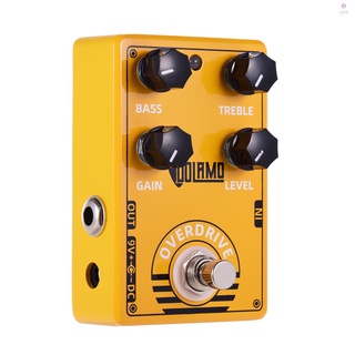 Dolamo D-8 Overdrive แป้นเหยียบเอฟเฟคกีตาร์พร้อมตัวควบคุมระดับเสียงเบส