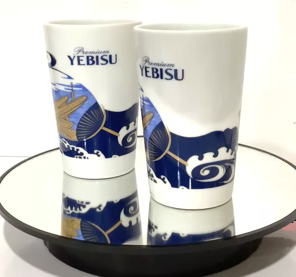 ชุดแก้วสะสม-ของ-yebisu-beer-2-ใบ-สินค้าพรีเมียม
