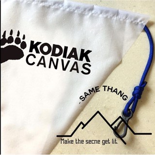 ธงแคมป์ Kodiak canvas สีขาว