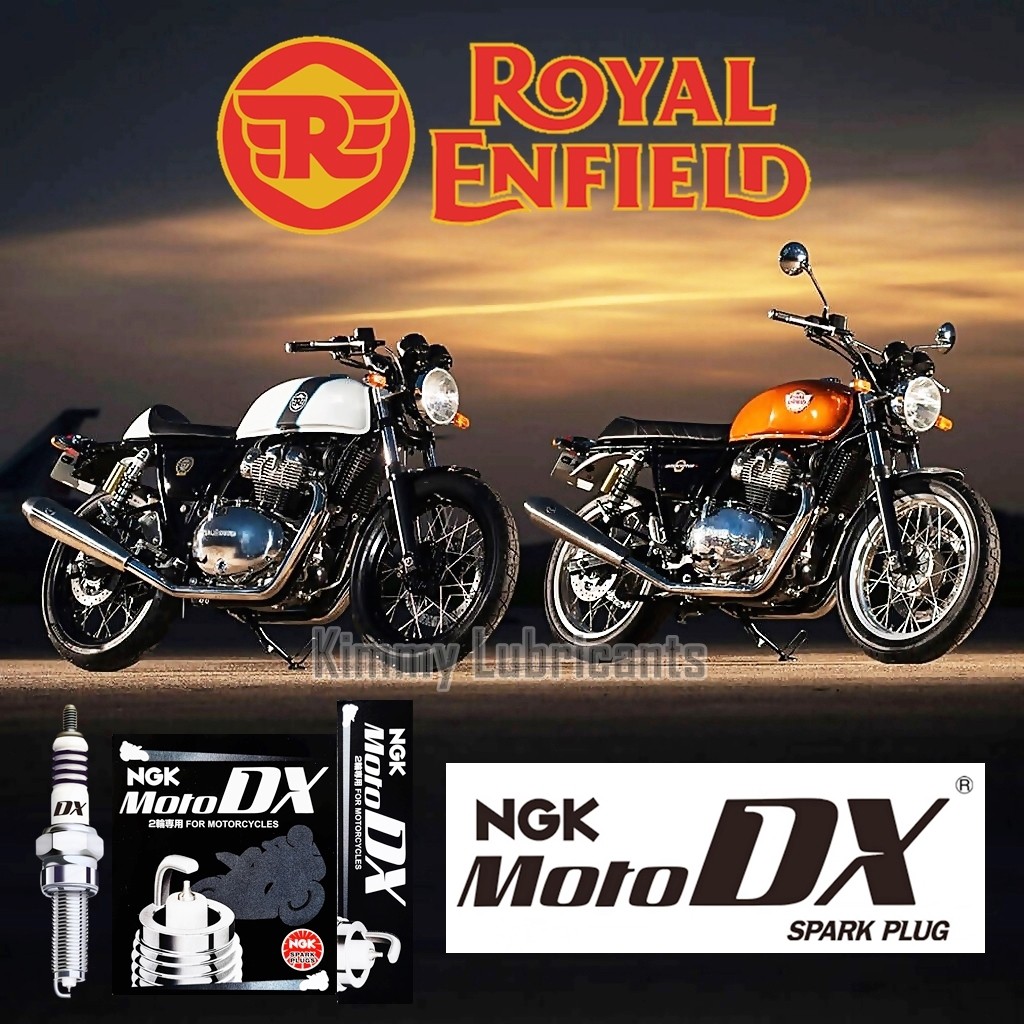 หัวเทียนเข็ม-ruthenium-ngk-moto-dx-cr7edx-s-สำหรับ-royal-enfield-650