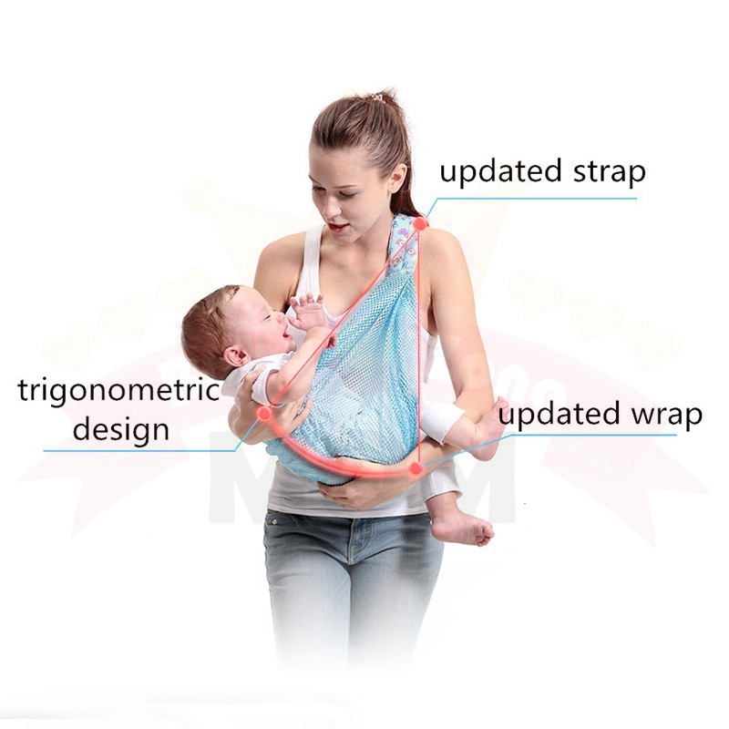 ภาพหน้าปกสินค้าเป้อุ้มเด็ก Baby Carrier เบบี้สลิงรุ่นระบายอากาศปรับได้ Adjustable Breathable Baby Sling อุ้มให้นม กล่อมหลับก็ง่าย จากร้าน babyfacebook บน Shopee