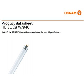 T5 fluorescent lamps HE SL 28 W/840 Cool White