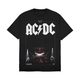 เสื้อยืดโอเวอร์ไซส์Rockerstar เสื้อยืดเด็ก ลายวงดนตรี ACDC Bell affiches de la rotondeS-4XL