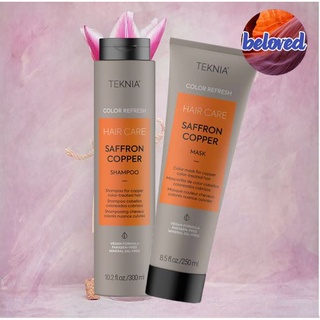 Lakme Saffron Copper Shampoo/Mask แชมพู มาส์ก เพิ่มเม็ดสี สำหรับโทนสีส้ม สีทองแดง