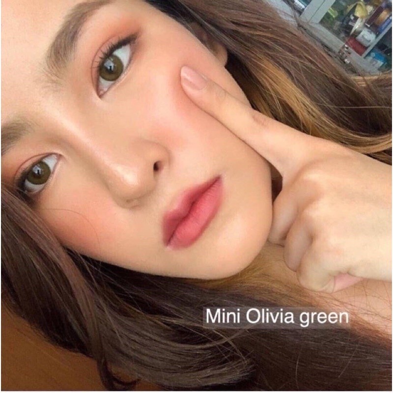 mini-olivia-green-คอนแทคเลนส์-สีเขียว-ขนาดมินิ-mini-กรองแสง-uv-เลนส์แท้จดทะเบียนถูกต้อง-บิ๊กอาย-คอนแทคเลนส์-bigeye