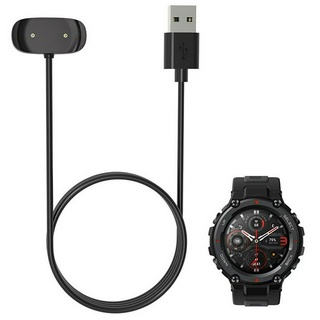 สายชาร์จ USB สีดํา สําหรับสมาร์ทวอทช์ Xiaomi Huami Amazfit GTR 2 2e GTS 2 2e 2mini T-Rex Pro