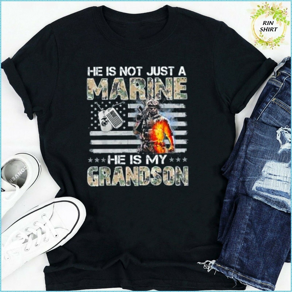 เสื้อยืดโอเวอร์ไซส์เสื้อยืด-พิมพ์ลาย-my-grandson-is-a-marine-proud-grandma-proud-grandpa-สําหรับผู้ชาย-และผู้หญิงs-4xl