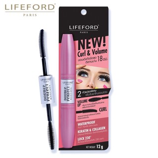 LIFEFORD Double Perfect Mascara ไลฟ์ฟอร์ด ปารีส ดับเบิ้ล เพอร์เฟ็ค มาสคร่า