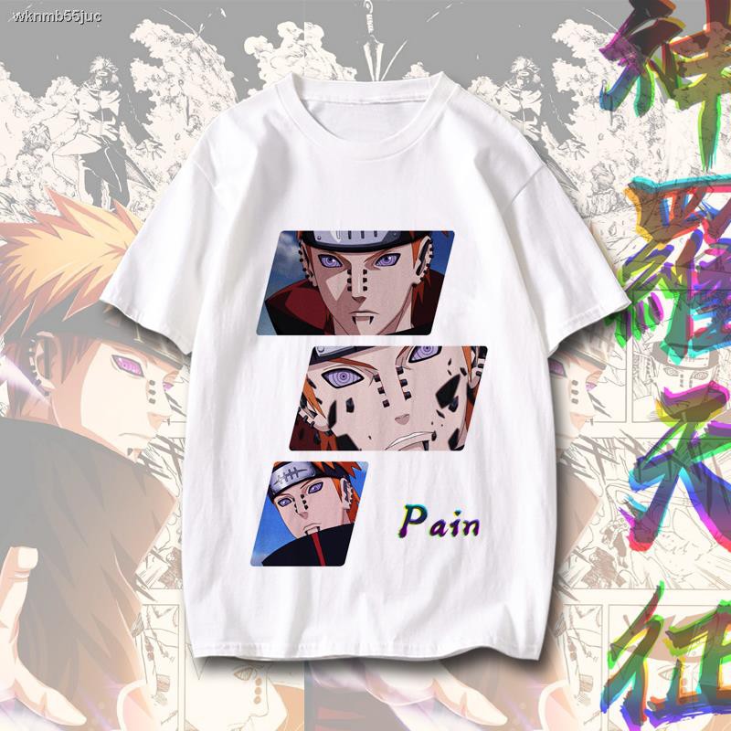 เสื้อยืดผ้าฝ้ายพิมพ์ลายขายดี-naruto-t-shirtเสื้อยืดนารูโตะ-ปากกา-tiandao-shinra-tianzheng-naruto-naruto-เสื้อยืดแขนสั้นอ