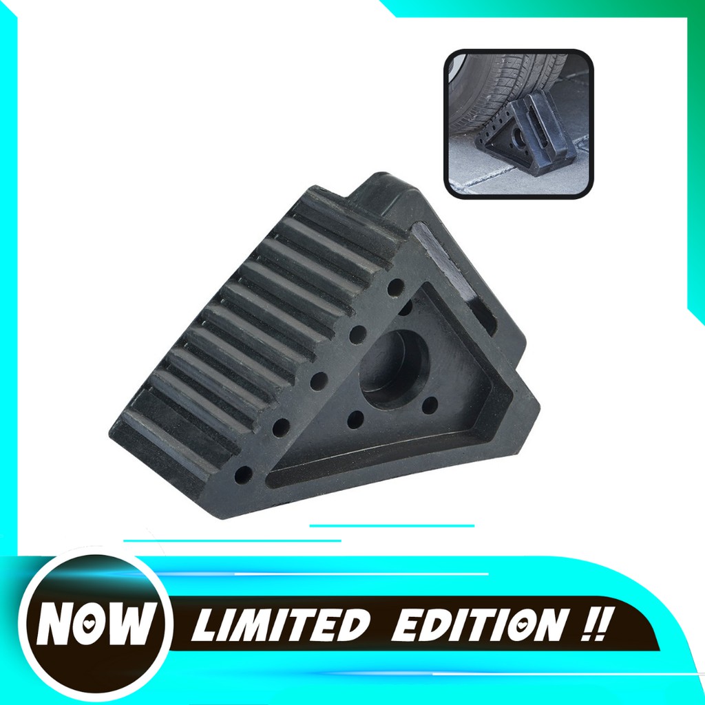 ยางหนุนล้อ กันล้อ หยุดล้อ ล้อรถ ล้อรถยนต์ Wheel Chock Blocks | Shopee ...