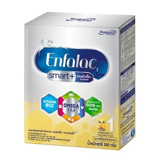 สินค้า Enfalac Smart+ เอนฟาแล็ค สมาร์ทพลัส นมผง สูตร1 สำหรับทารก ขนาด 225 กรัม 18305 / 500 กรัม 10078