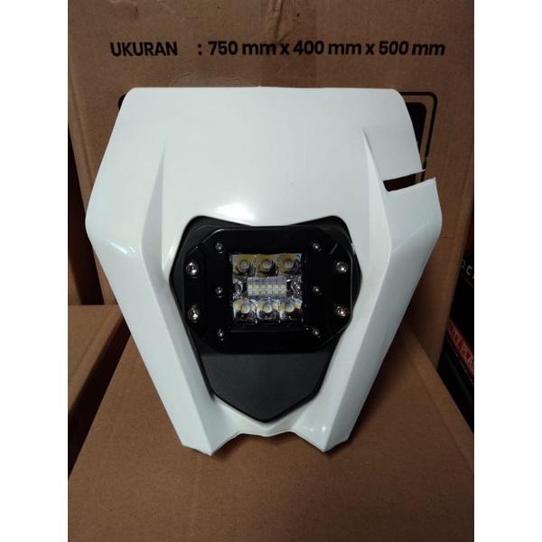 หลอดไฟหน้าสะท้อนแสง-led-12-ดวง-ktm-250l-2017-8-ดวง-d-tracker-klx-150-crf-150l-wr-สําหรับติดรถยนต์