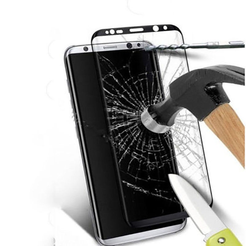 กระจกนิรภัยใสเต็มจอ-ขอบสีไทเทเนียม-samsung-galaxy-a8-2018