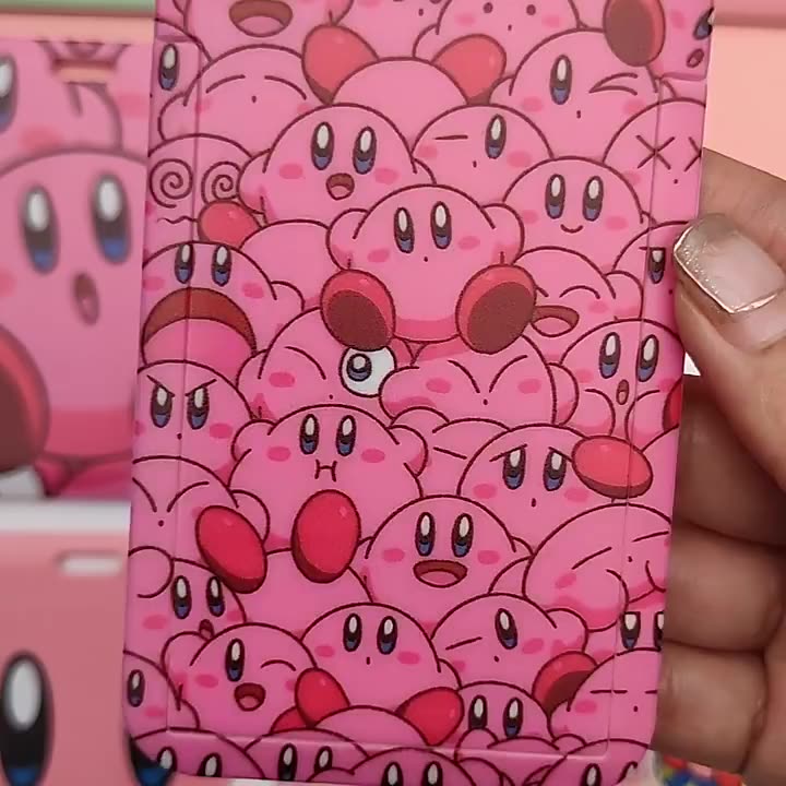 kirby-สายคล้องป้ายชื่อ-ลายการ์ตูน-พร้อมจี้