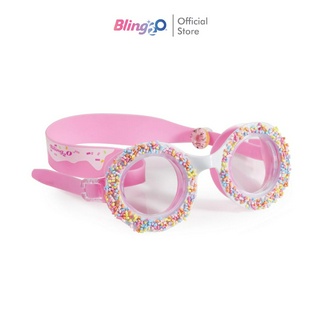 BLING2O แว่นตาว่ายน้ำเด็กยอดฮิตจากอเมริกา  Do Nuts 4U Boston Creme Pink แว่นว่ายน้ำแฟชั่น ใส่สบาย ของใช้เด็กน่ารัก
