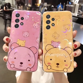 In Stock เคส Case Samsung Galaxy A53 A33 M23 M33 5G A13 A23 LTE 4G Casing Shiny Colorful Cartoon Animals Phone Case All Inclusive Soft Case Back Cover เคสโทรศัพท