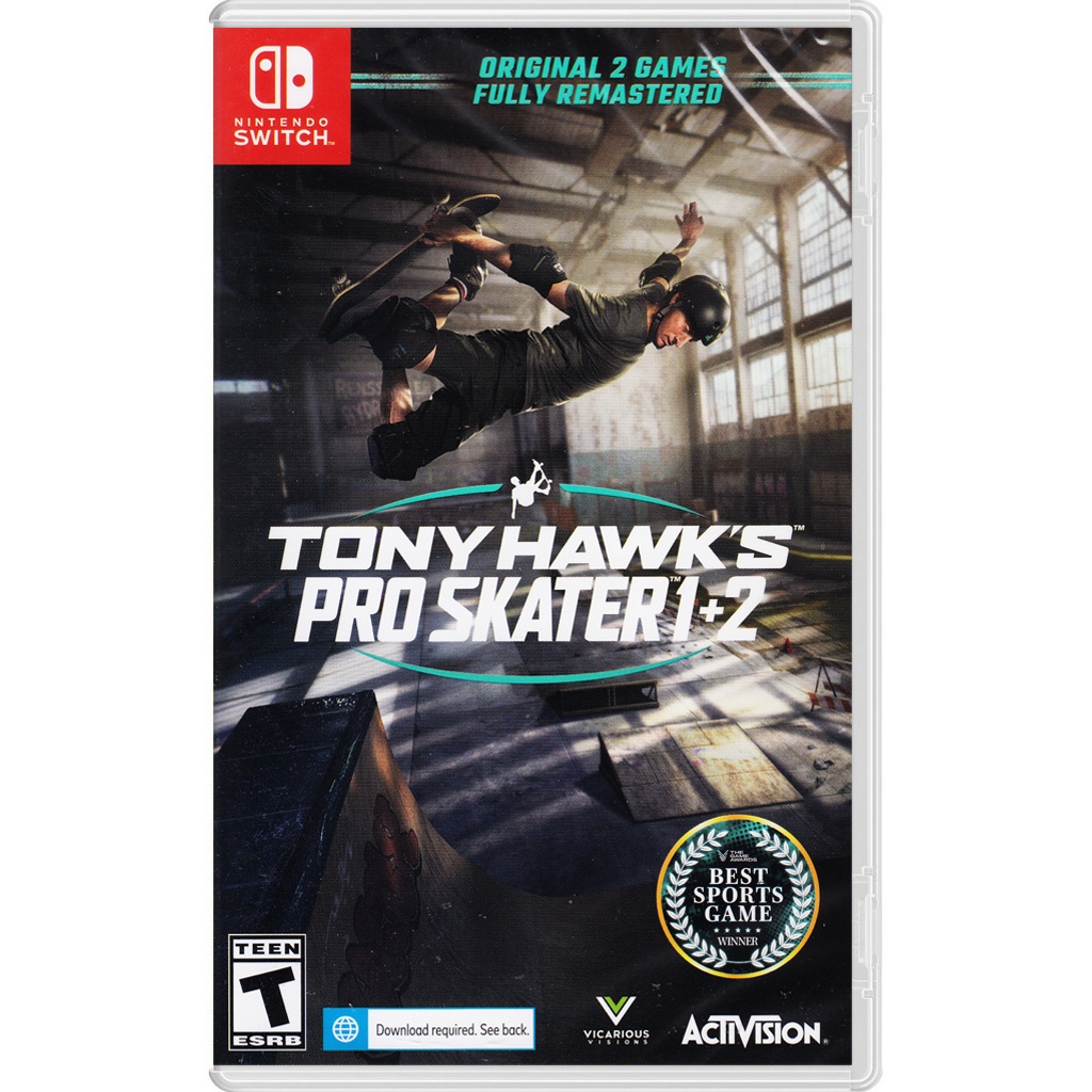 ราคาและรีวิวNSW TONY HAWK'S PRO SKATER 1 + 2 (เกมส์ Nintendo Switch )