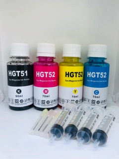 ภาพขนาดย่อของภาพหน้าปกสินค้าหมึกเติม Hp เติมตลับหมึก Hpได้ทุกรุ่น ดำ 90 ml สีละ 70 ml แถม เข็ม ไซริ้ง ของเทียบเท่า จากร้าน over_store บน Shopee