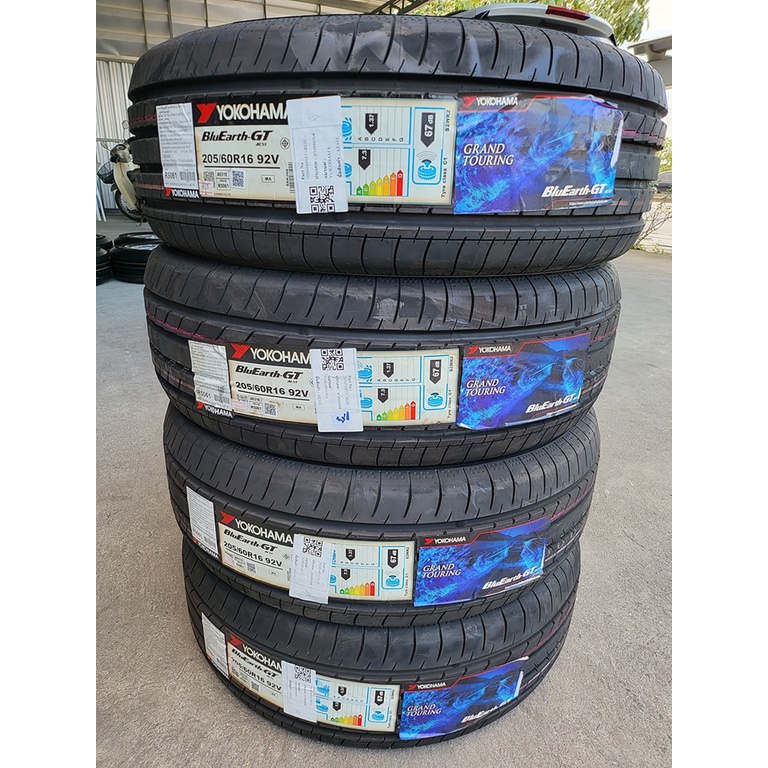 🔴 ยาง Yokohama BluEarth-GT AE51 ผลิตญี่ปุ่น 🇯🇵🇯🇵 206/60/16 ปลายปี 20 ...