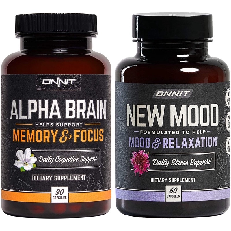 ONNIT Nootropic Stack Alpha Brain Capsules 30ct Alpha Brain