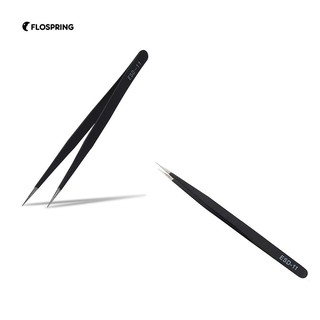 Pointy Fine Point โลหะแหนบแม่นยำ Faux Eyelash Grafting Tool