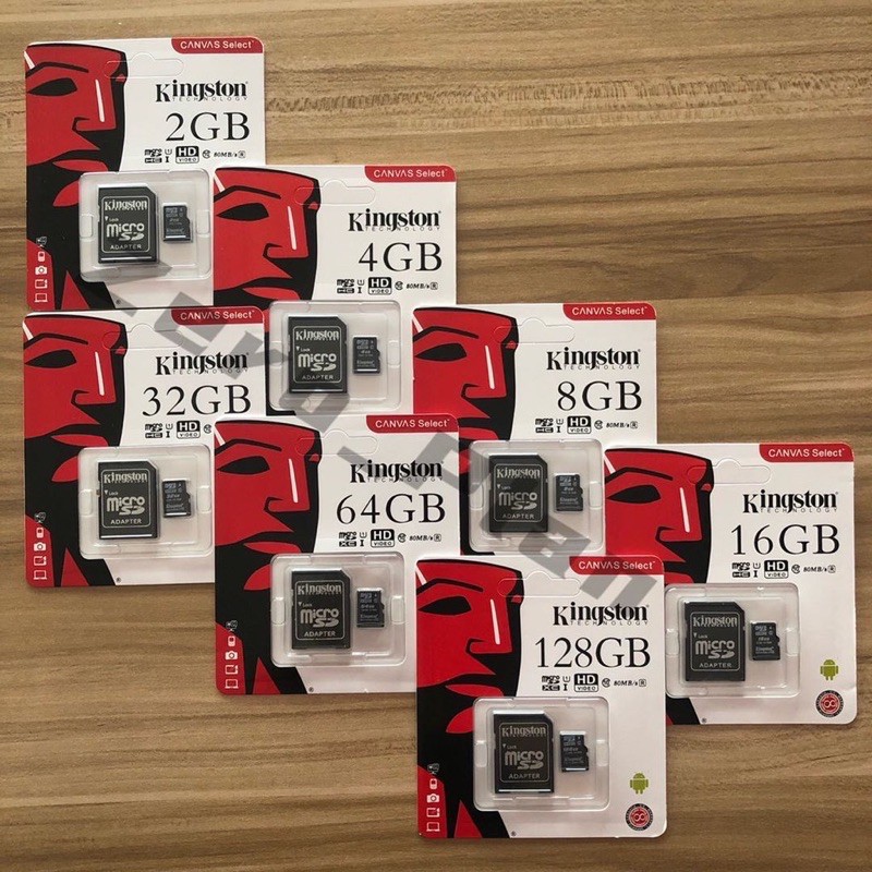 เมมโมรี่การ์ดหน่วยความจำkingston-memory-card-micro-sd-2-4-8-16-32-64-128gb-คิงส์ตัน-เมมโมรี่การ์ด-sd-card