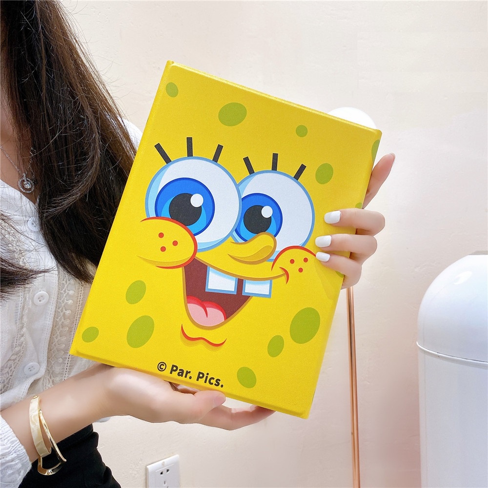 พร้อมส่ง-เคสไอแพด-spongebob-มีที่เก็บปากกา-ipad-air-5-ipad-10-2-gen-9-ipad-pro-11-ipad-air-4-ipad-mini-4-5