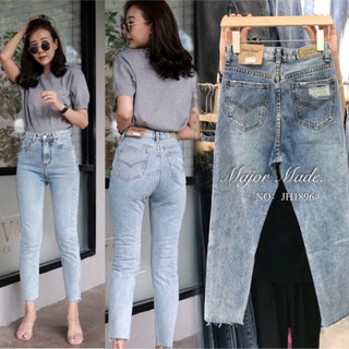 JH1896#ยีนส์ทรงบอย มีS-XL#jeans house