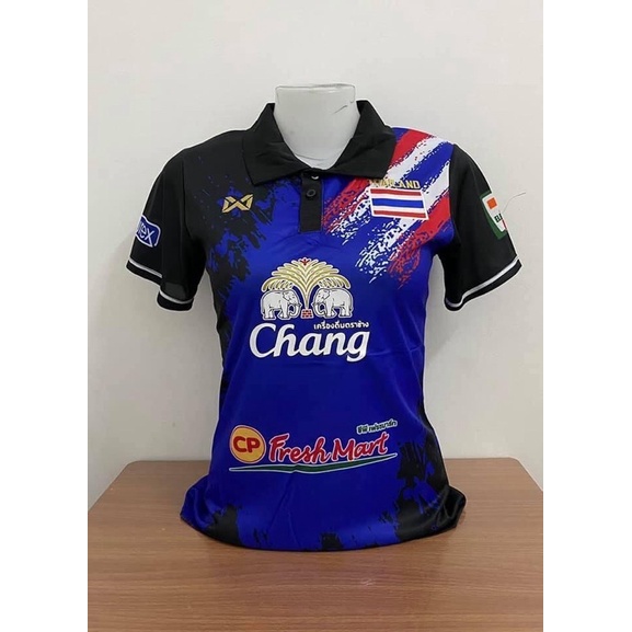 เสื้อกีฬาผู้หญิงทีมชาติไทย-ลายcp