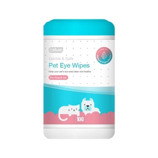 Cature - Pet Eye Wipes แคทเชอร์ แผ่นเช็ดทำความสะอาดรอบดวงตาสำหรับสุนัขและแมว