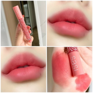 ลิปทินต์คอลใหม่ Sasi เนื้อแมตต์เบาสบายปาก โทนชมพูสวยหวาน ทาแล้วละมุนมาก ไม่ตกร่อง เกลี่ยง่าย ติดทน แพคเกจสวย เก๋มาก