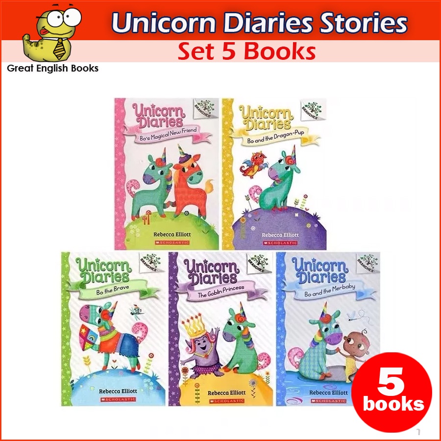 พร้อมส่ง-scholastic-branches-unicorn-diaries-stories-set-5-books