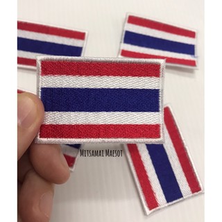 อาร์มธงชาติไทย เย็บติดเสื้อนักเรียน พร้อมส่ง